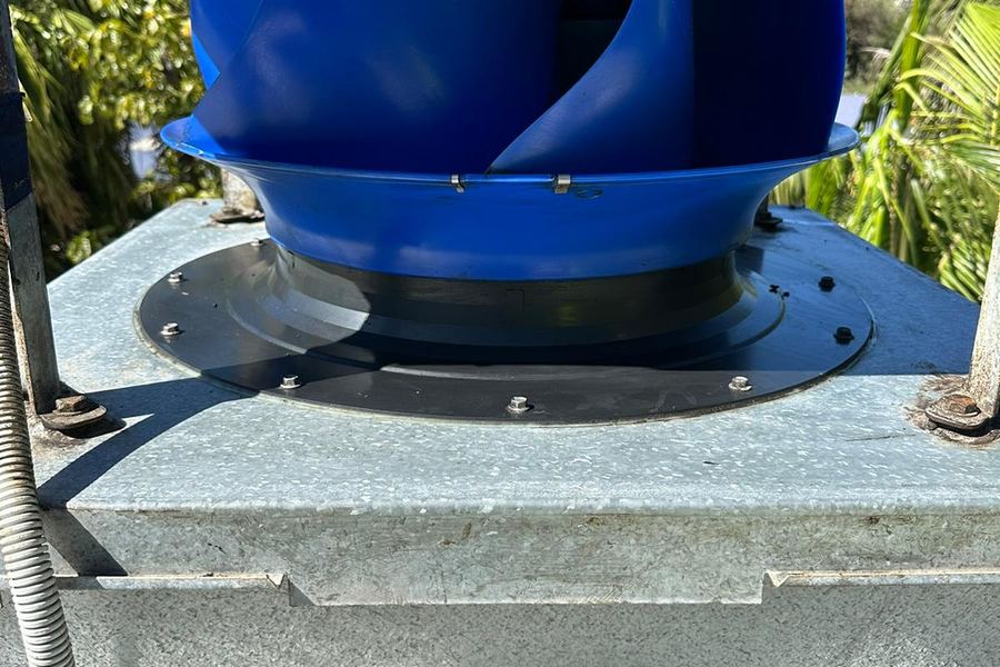 Kitchen exhaust fan and exhaust system after cleaning in Sydney and Adelaide