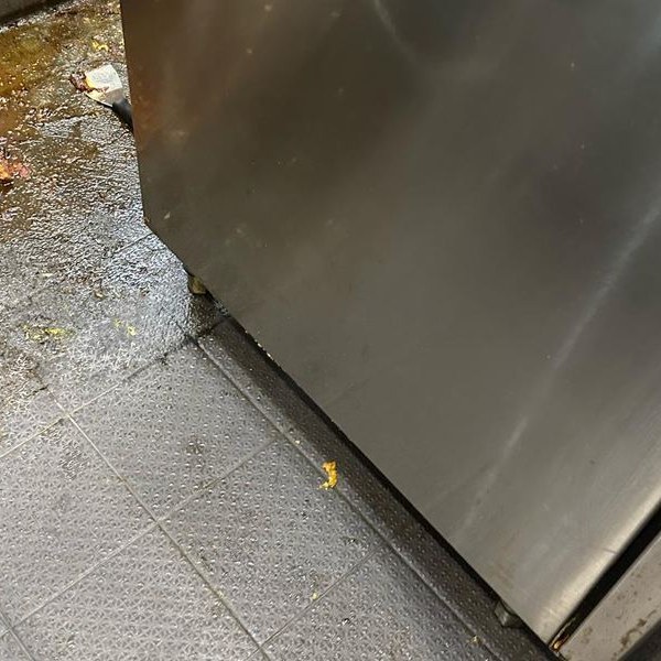 Stainless steel polishing after commercial kitchen cleaning